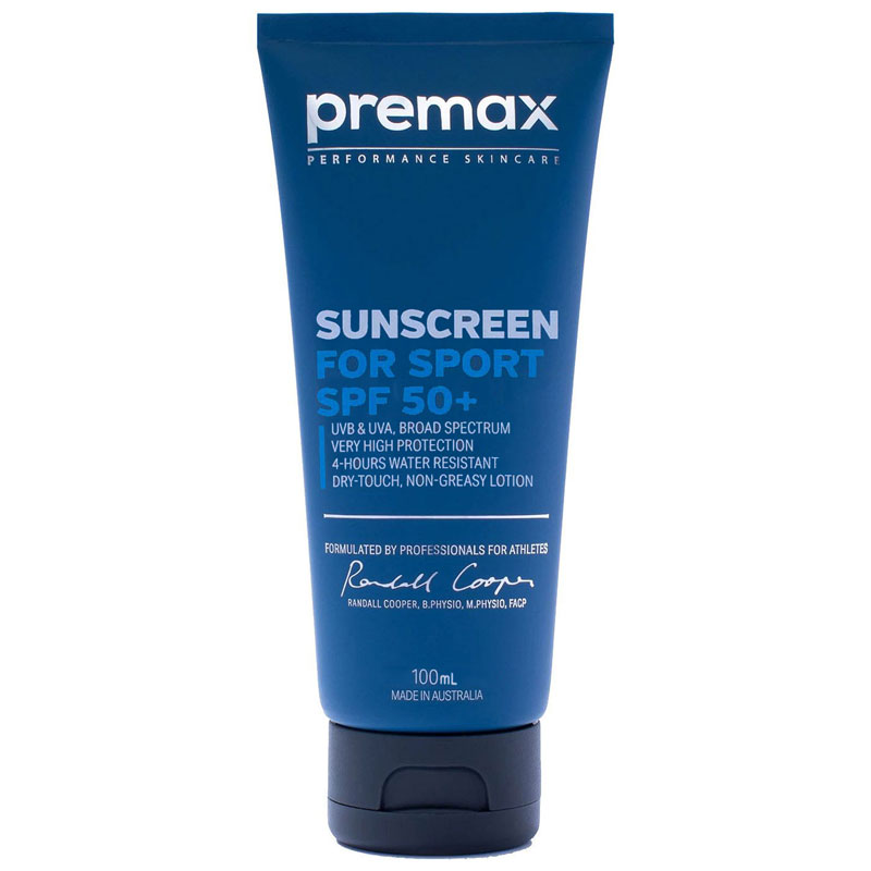 Premax Sunscreen for Sport SPF50+ 100mL | PCI Sports